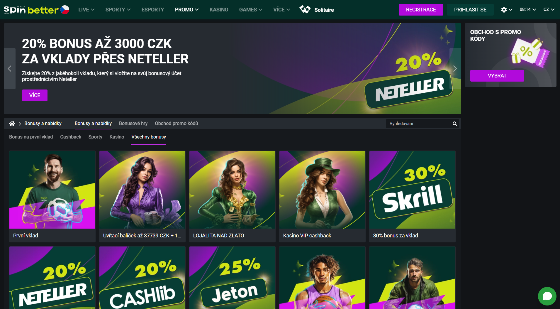 SpinBetter bonus